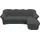 DOMO collection Eckcouch Polyester 3-Sitzer Grau