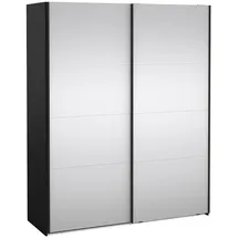 Tvilum Schiebetürenschrank Catania 180 x 221 x 67 cm Schwarz