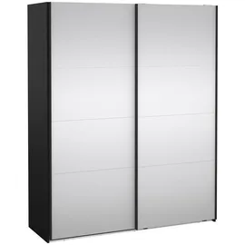 Tvilum Schiebetürenschrank Catania 180 x 221 x 67 cm Schwarz