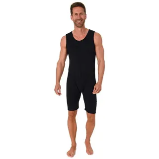 NORMANN CARE Pflegebody Ärmellos Unisex, kurzer Pflegeoverall ohne Ärmel - mit Beinreißverschluss, Grösse:M, Farbe:Navy - M