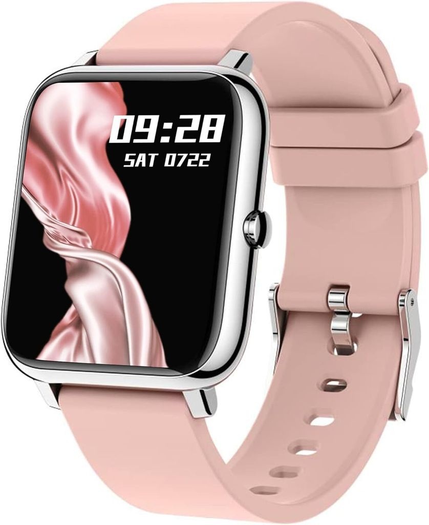 Smartwatch, 1.4 Zoll Touch mit personalisiertem Bildschirm,Armbanduhr mit Blutdruckmessung,Herzfrequenz,Schlafmonitor, Sportuhr IP67  Android IOS