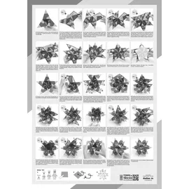 Folia Bascetta Stern Bastelset 7,5 x 7,5 cm 128 Blatt