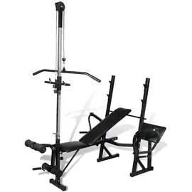 vidaXL Hantelbank Fitnessgerät schwarz