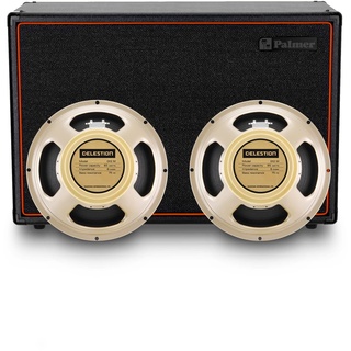 Palmer CAB 212 X CRM - Gitarren Lautsprecherbox mit Celestion Creamback 2 x 12, Closed-Back