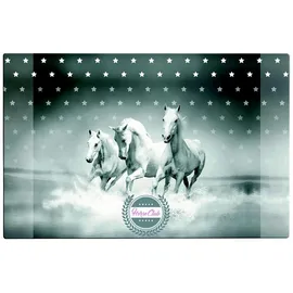 Stylex Schreibwaren Schreibtischunterlage Schreibtischunterlage / Größe: 68x44cm / "Pferde"