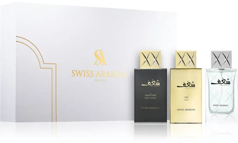 Swiss Arabian Shaghaf Geschenkset für Herren 3x75 ml