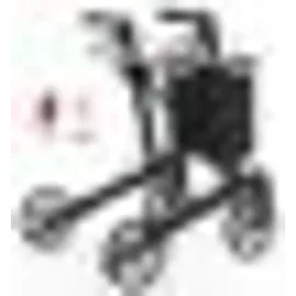 Rehasense Athlon SL Carbon Rollator rot mit Softbereifung