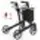 Rehasense Athlon SL Carbon Rollator rot mit Softbereifung