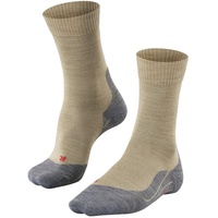 Falke Herren Wandersocken TK5 Wander M SO Wolle antiblasen dünn 1 Paar, Beige (Nature Melange 4100), 44-45