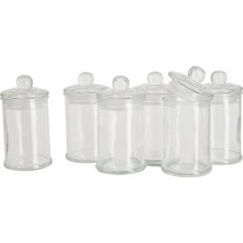 VBS XXL Vorratsgläser 6 Stück 11x6cm 120ml - Transparent