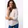 Casual Looks Funktionsbluse camel-weiß-gestreift 38