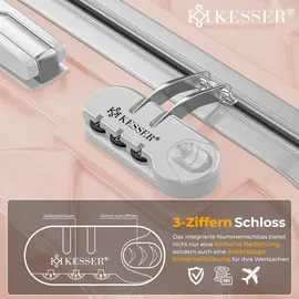 Kesser 4-Rollen 66 cm / 84 l rosa