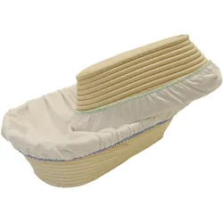 Schneider - Gärtücher für rechteckige Gärkörbe 12x27 cm, Material: 95 % Baumwolle, 5 % Elastomer