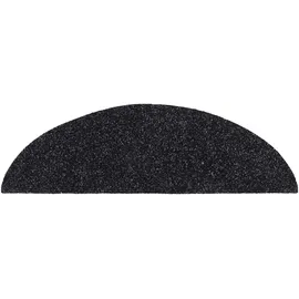 vidaXL Stufenmatten Selbstklebend 15 Stk. 56x17x3 cm Schwarz