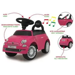 JAMARA 460436 Rutschfahrzeug Fiat 500 pink