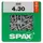 SPAX Universalschraube 4 x 30 mm 500 Stück