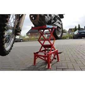 Trutzholm Hebebühne Edelstahl 34 - 87 cm rot