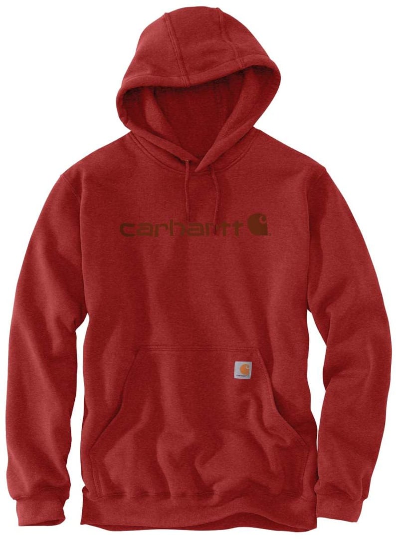 Carhartt Signature Logo Midweight Hoodie, rood, L Voorman