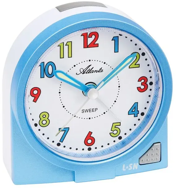 Paragon (Atlanta) Quarzwecker 2127 Kunststoff Blau