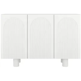 skandica Sideboard 135,7 x 90,6 cm Weiß