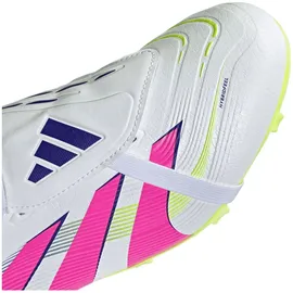 adidas Predator League FG/MG Herren Cloud White/Lucid Pink/Lucid Lemon 46