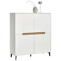 Novel Highboard HELLAS - B/H/T ca. 118,00x130,00x40,00