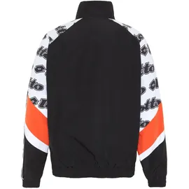 lotto Herren, Trainingsjacke Sportjacke loose fit, 1325017 schwarz, - im Retrodesign (Calcio '93)