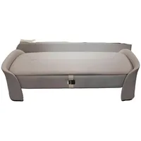 Xlmoebel Hocker Grauer Holzfußhocker mit Stauraum für das Schlafzimmer (1 St., Hocker), Hergestellt in Europa grau