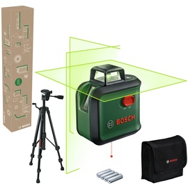 Bosch Kreuzlinien-Laser AdvancedLevel 360 Set, Stativ - im eCommerce-Karton
