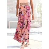 LASCANA Maxirock Damen Floral Pink 42