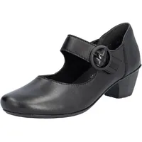 Rieker Spangenpumps, Festtagsschuh, Pumps, Trichterabsatz, mit Klettriemchen Rieker schwarz