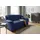 DOMO collection 3-Sitzer DOMO COLLECTION "Bahia, bequem und komfortabel, zeitloses & elegantes Sofa", blau (dunkelblau), B:200cm H:91cm T:92cm, Luxus-Microfaser (100% Polyester), mit Muster;Struktur (100% Polyester), Sofas, inklusive Federkern