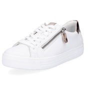 Remonte Damen D0903 Sneaker, Weiss Kombi (81), 40