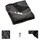 Grafner Heizdecke 180 x 130 cm Grau