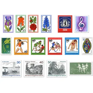 Briefmarken-Jahrgangssatz Berlin 1976, postfrisch