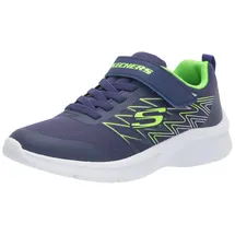 SKECHERS Microspec Texlor Kinder Dunkelblau/Blau/Silber 28