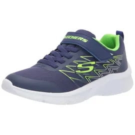 SKECHERS Microspec Texlor Kinder Dunkelblau/Blau/Silber 28