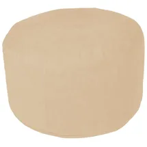 Linke Licardo Pouf Polyester 47 x 34 x 47 cm Beige/Braun