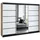 A&J MöbelLand Schiebetürenschrank VILUNO 200 x 215 x 59,5 cm Weiß