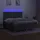vidaXL Boxspringbett 180 x 200 cm Dunkelgrau
