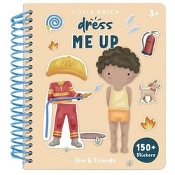 Dress Me Up Stickerbuch - Jim & Friends | Little Dutch