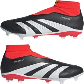 adidas Predator League Laceless FG Core Black / Cloud White / Solar Red 45 1/3
