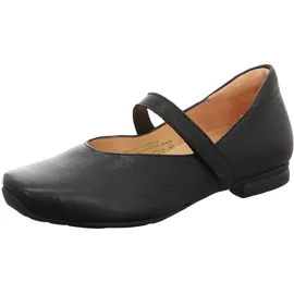 THINK! Gaudi chromfrei gegerbte nachhaltige Halbschuhe, schwarz - Gr.: 41