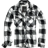 Brandit Textil Brandit Checkshirt Hemd schwarz/weiß