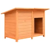 vidaXL Hundehütte Kiefernholz & Tannenholz 120x77x86 cm
