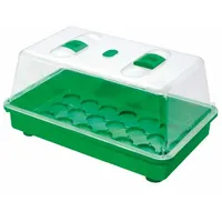 ROMBERG 74338 Zimmergewächshaus 38x25x19 cm mit lüftbarer Abdeckhaube