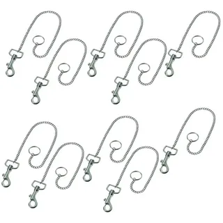 BASI Schlüsselkette (Länge: 400 mm, Karabinergröße: 55 mm, 10 Stk.)