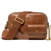 Michael Kors Bryant Medium Schultertasche Leder Brown