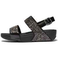 FitFlop Damen Lulu Multi-Tonal Glitter Schwarz, 36 EU