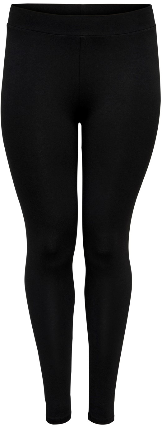 Carmakoma by Only Damen Leggings CARTIME LEGGINGS Schwarz Hoher Bund 42/44 (S)